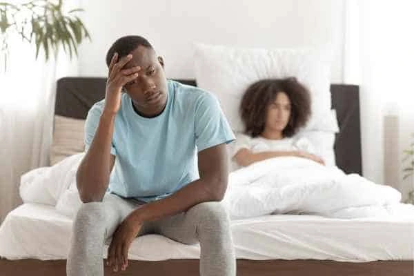 Man upset about ED symptoms Sunbury-on-Thames