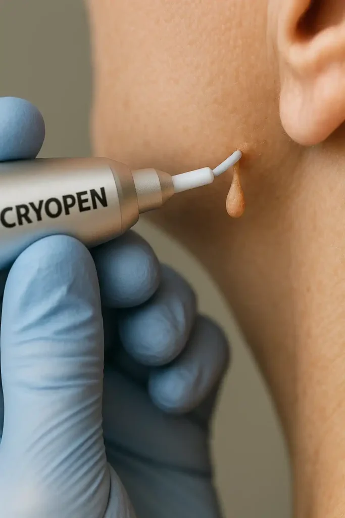 Cryopen for skin tags removal Sunbury-on-Thames speak to our team today!