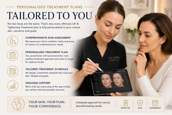 book a consultation about your ultimate lift and tighten treatment Sunbury-on-Thames