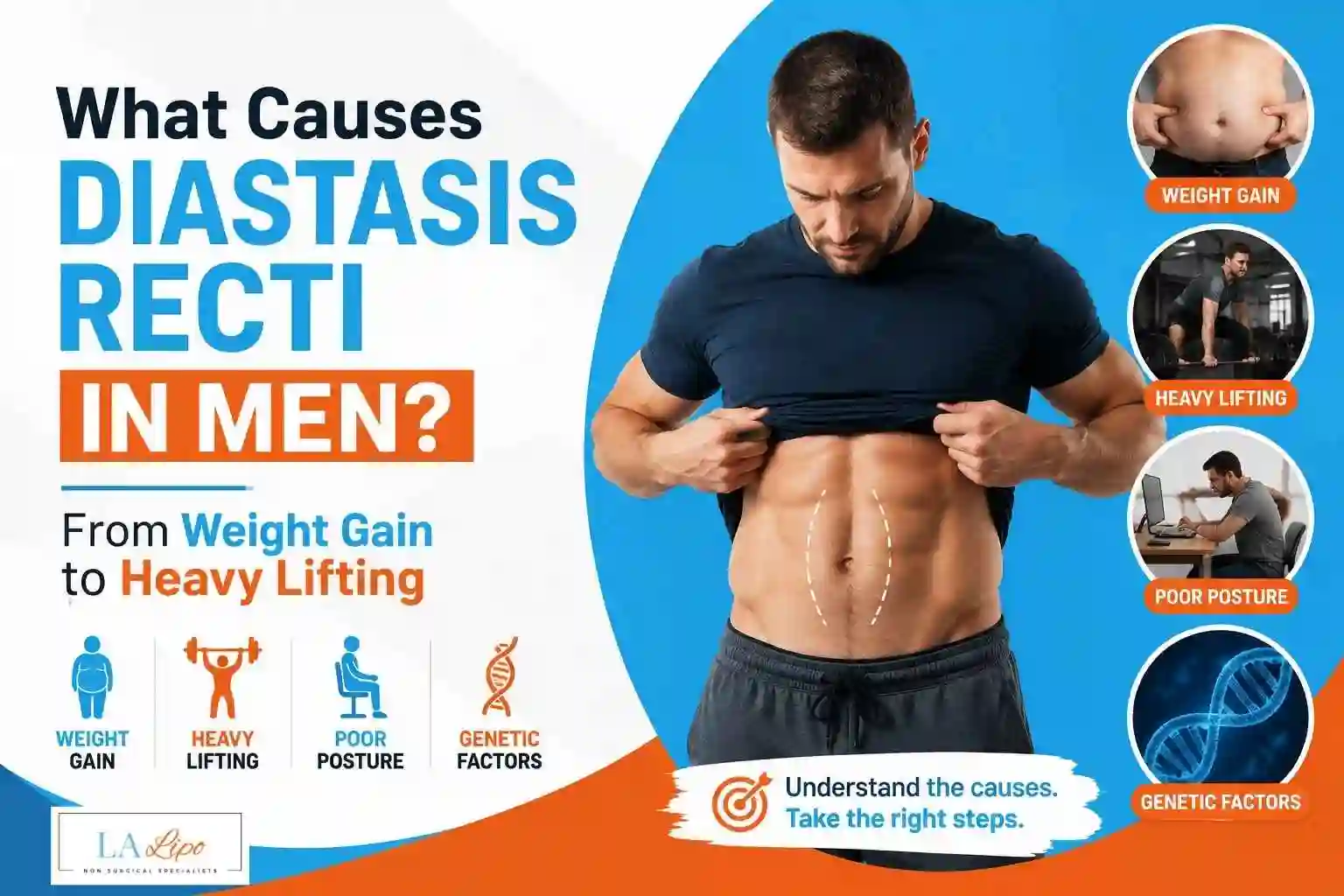 What Causes Diastasis Recti in Men? From Weight Gain to Heavy Lifting Sunbury-on-Thames